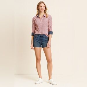 Izod Women’s Nautical Button Down Top